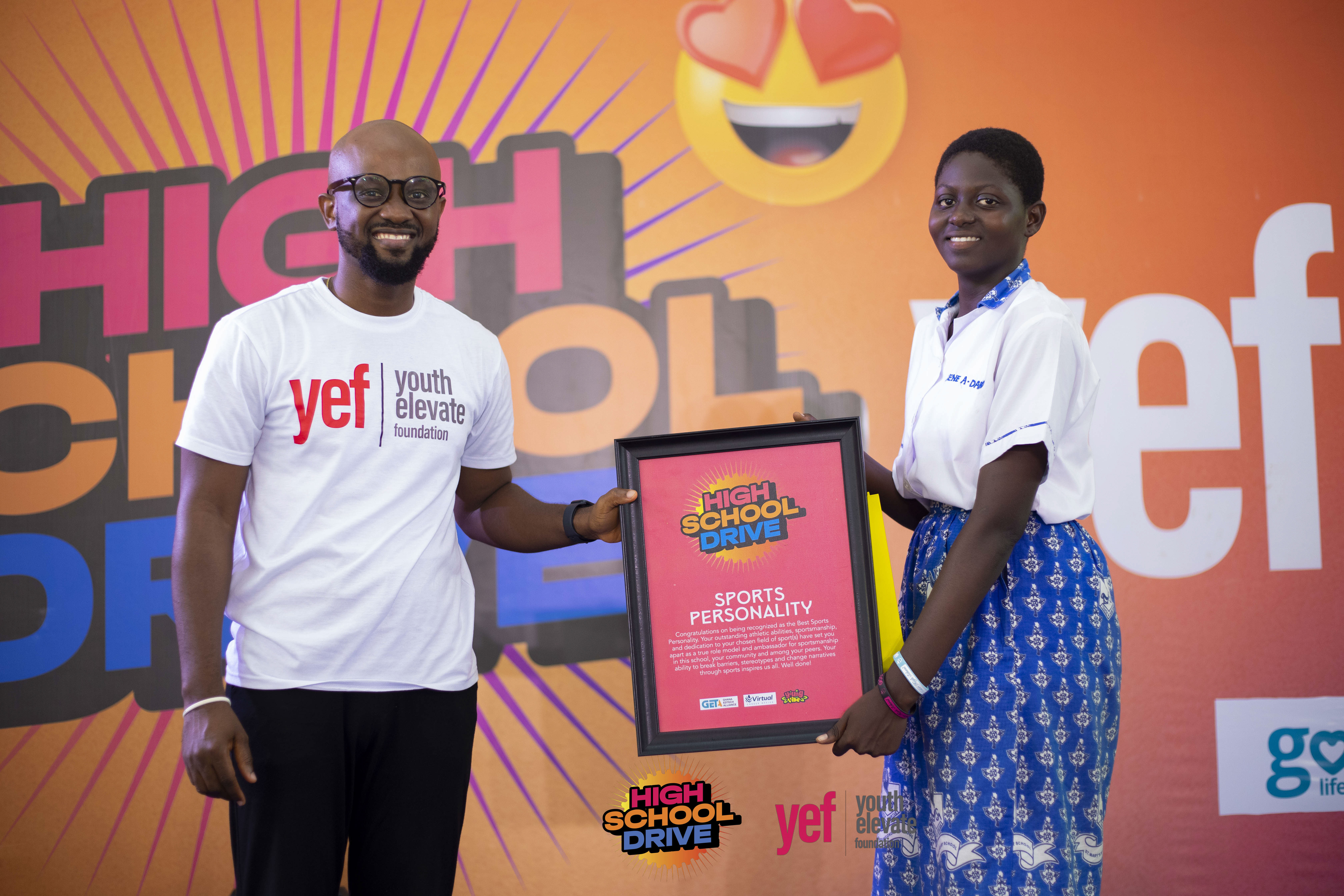 Education outreach at a senior high school